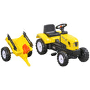 Kids Manual Pedal Ride-On Farm Tractor with Back Storage Tray Magic Cars 9