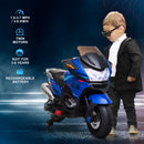Kids Ride-On Motorcycle with Training Wheels, Lights, and Music Magic Cars 9