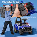 Kids Police Ride-On Sliding Car with Storage Seat and Megaphone Magic Cars 4
