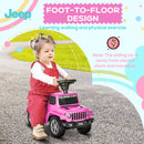 Kids Ride-On Push Car with Engine Sounds and Under-Seat Storage, Foot-to-Floor Powered Magic Cars 2