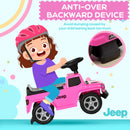 Kids Ride-On Push Car with Engine Sounds and Under-Seat Storage, Foot-to-Floor Powered Magic Cars 5
