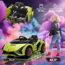 12V Kids Electric Ride-On Lamborghini Sian Car Toy with Remote Control Magic Cars 13