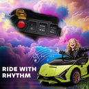 12V Kids Electric Ride-On Lamborghini Sian Car Toy with Remote Control Magic Cars 19