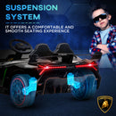 Licensed Lamborghini Veneno Kids 12V Electric Ride-On Car with Bluetooth Magic Cars 2