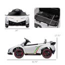 Licensed Lamborghini Veneno Kids Ride-On Car with Bluetooth Speaker Magic Cars 1