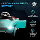 12V Licensed BMW Electric Ride-On Car for Kids with Handle Green Magic Cars 3
