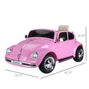 Licensed Volkswagen Beetle Electric Ride-On Car for Kids with 6V Battery Power Magic Cars 5