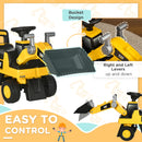 Ride-On Excavator Toy for Kids Licensed Caterpillar CAT Digger Magic Cars 4