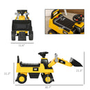 Ride-On Excavator Toy for Kids Licensed Caterpillar CAT Digger Magic Cars 6