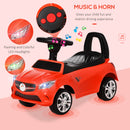 Ride-On Sliding Car with Horn, Music, Lights, and Storage – No Power Needed Magic Cars 4