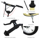Youth Scooter with Front and Rear Caliper Dual Brakes and 12-Inch Inflatable Tires Magic Cars 4