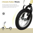 Youth Scooter with Front and Rear Caliper Dual Brakes and 12-Inch Inflatable Tires Magic Cars 5