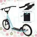 Youth Kick Scooter for Kids 5+ with Adjustable Handlebar 16-Inch Wheels Magic Cars 2