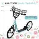 Youth Kick Scooter for Kids 5+ with Adjustable Handlebar 16-Inch Wheels Magic Cars 5
