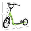 Youth Kick Scooter for Kids 5+ with Adjustable Handlebar 16-Inch Wheels Magic Cars 5