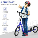 Kids Kick Scooter Age 5+ with Adjustable Handlebar and 16-inch Front, 12-inch Rear Wheels Magic Cars 2