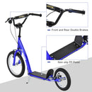 Kids Kick Scooter Age 5+ with Adjustable Handlebar and 16-inch Front, 12-inch Rear Wheels Magic Cars 4