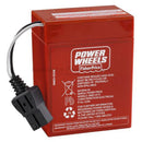Red S6V Replacement Battery for Power Wheels Appliance Parts Model 00801-0481 Magic Cars 2