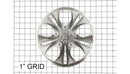Chrome Wheel Cover Replacement Part G3740-6439 for Escalade Magic Cars 1