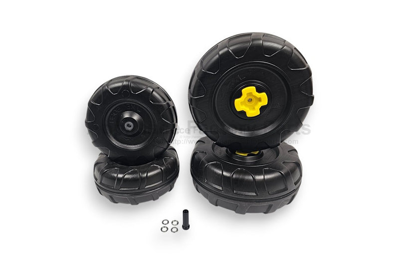 Set of 4 Replacement Wheels for IH Power Scoop Appliance Case Magic Cars 1