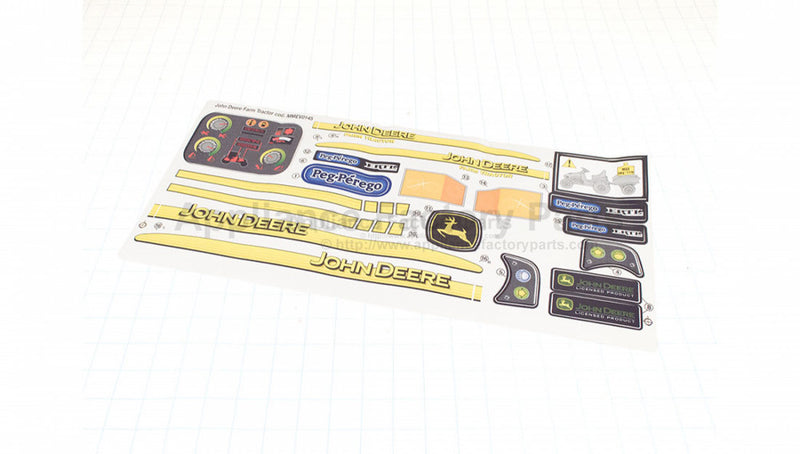 Farm Tractor Decal Sheet MMEV0145 Replacement Part Magic Cars 0