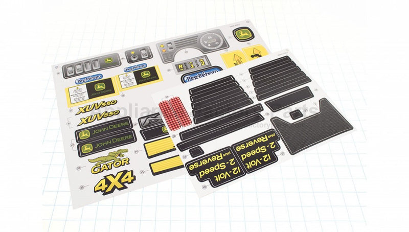 Factory Appliance Parts MMEV0802 Decals for JD Gator XUV Magic Cars 0