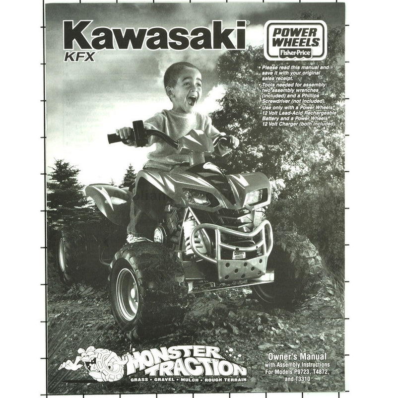 Factory Parts Manual P9723-0920 for Kawasaki KFX Appliance Magic Cars Variant 0