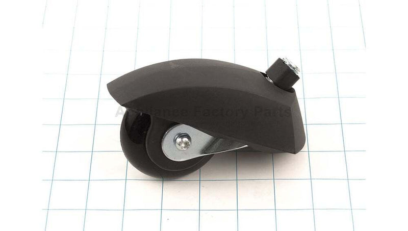 Rear Black Appliance Wheel with Complete Caster Assembly W20136401058 Magic Cars 0