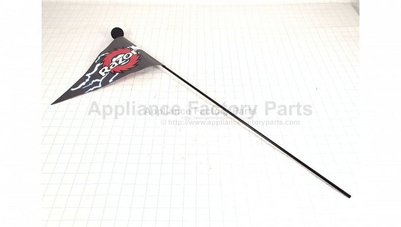Razor Appliance Factory Replacement Flag with Pole W25140000069 Magic Cars Variant 0