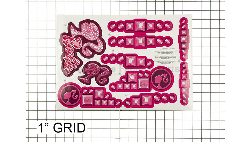 Small Appliance Factory Part W6203-0311 Label Sheet Magic Cars 0