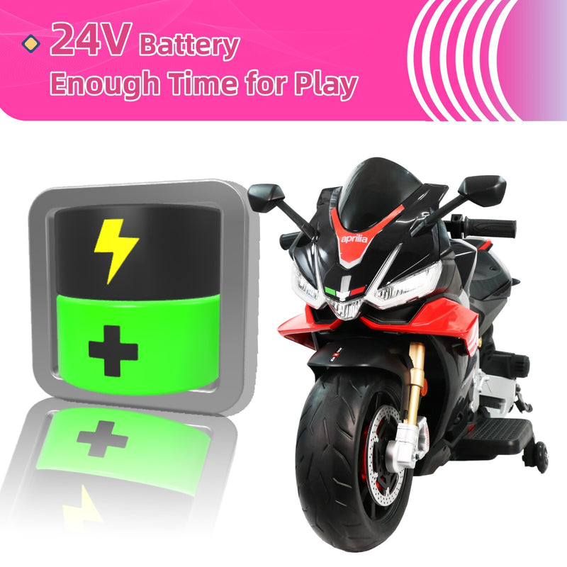 24V Kids Electric Dirt Bike Motorcycle with LED Lights and 10mph Speed Magic Cars 7