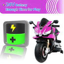 24V Kids Electric Dirt Bike Motorcycle with 10mph Speed and Bluetooth Music Magic Cars 5