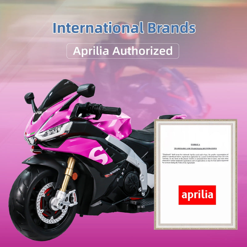 24V Kids Electric Dirt Bike Motorcycle with 10mph Speed and Bluetooth Music Magic Cars 6