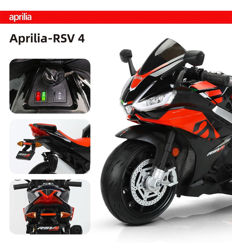 24V Licensed Kids Electric Motorcycle with Side Wheels and 10mph Speed Magic Cars 2