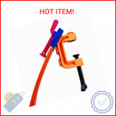 ARSUNOVO Dual Lane Starter Gate and Clamp for Hot Wheels Track Magic Cars Variant 0
