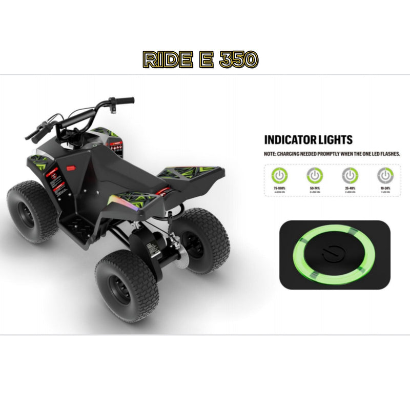 E350 Kids 4-Wheel Electric Ride-On ATV with 36V Li-Ion Battery Magic Cars 11