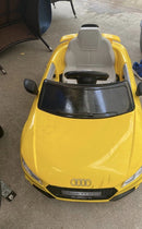 12 Volt Battery Powered Yellow RC Remote Control Car Magic Cars 1