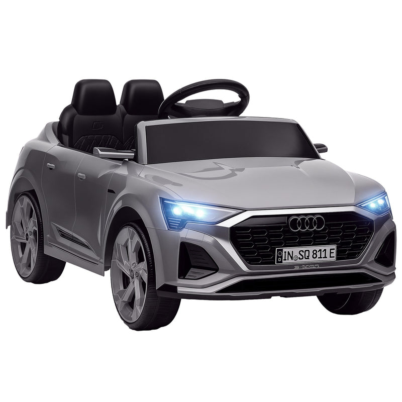 12V Licensed Audi Q8 e-tron Sportback Kids Electric Ride-On Car Gray Magic Cars 2