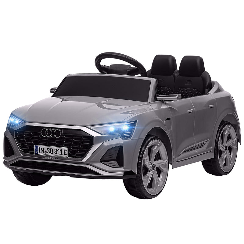 12V Licensed Audi Q8 e-tron Sportback Kids Electric Ride-On Car Gray Magic Cars 3