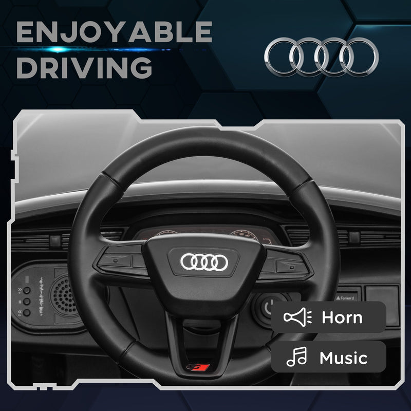 12V Licensed Audi Q8 e-tron Sportback Kids Ride-On Car Gray Magic Cars 6