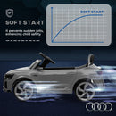12V Licensed Audi Q8 e-tron Sportback Kids Ride-On Car Gray Magic Cars 7