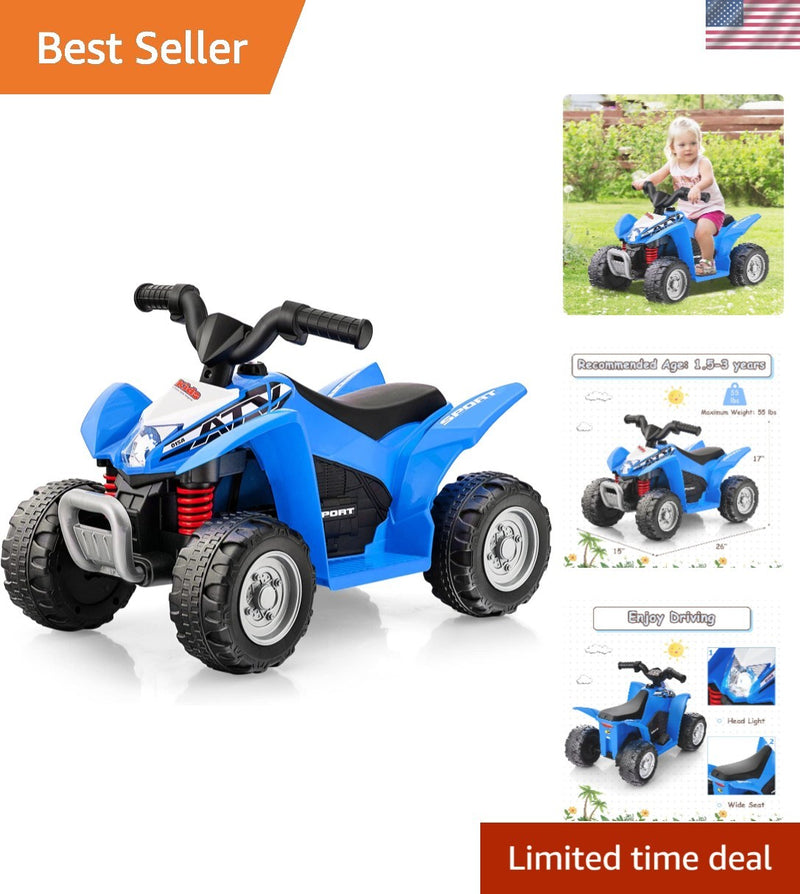 6V Kids Ride-On ATV for Toddlers with Horn and Enhanced Stability Magic Cars 0