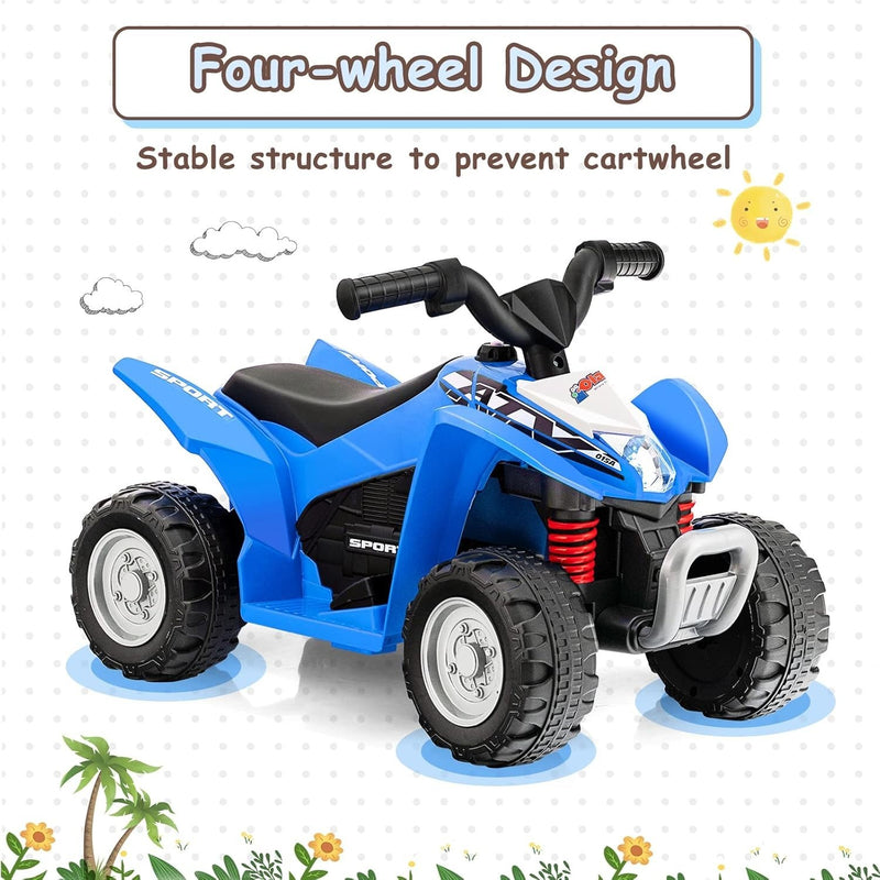 6V Kids Ride-On ATV for Toddlers with Horn and Enhanced Stability Magic Cars 10