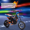 24V Electric Kids Dirt Bike for Ages 8+ Fast Motocross Style Blue Magic Cars 1