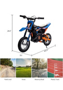 24V Electric Kids Dirt Bike for Ages 8+ Fast Motocross Style Blue Magic Cars 4
