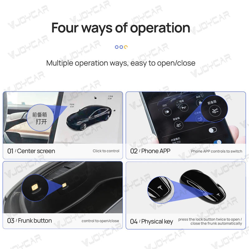 Electric Waterproof Automatic Front Power Frunk with Lifting and Closing Functions Magic Cars 21