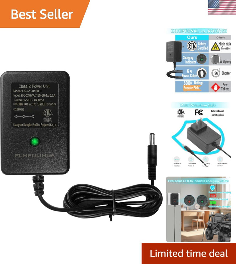 12V Automatic Kids Ride-On Car Charger with LED Safety Indicators Magic Cars Variant 0