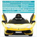 12V Licensed Lamborghini Kids Electric Ride-On Car with Automatic Doors Magic Cars 4