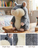 Interactive Gray Talking Hamster Plush Toy Magic Cars 19