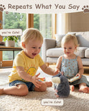 Interactive Gray Talking Hamster Plush Toy Magic Cars 23